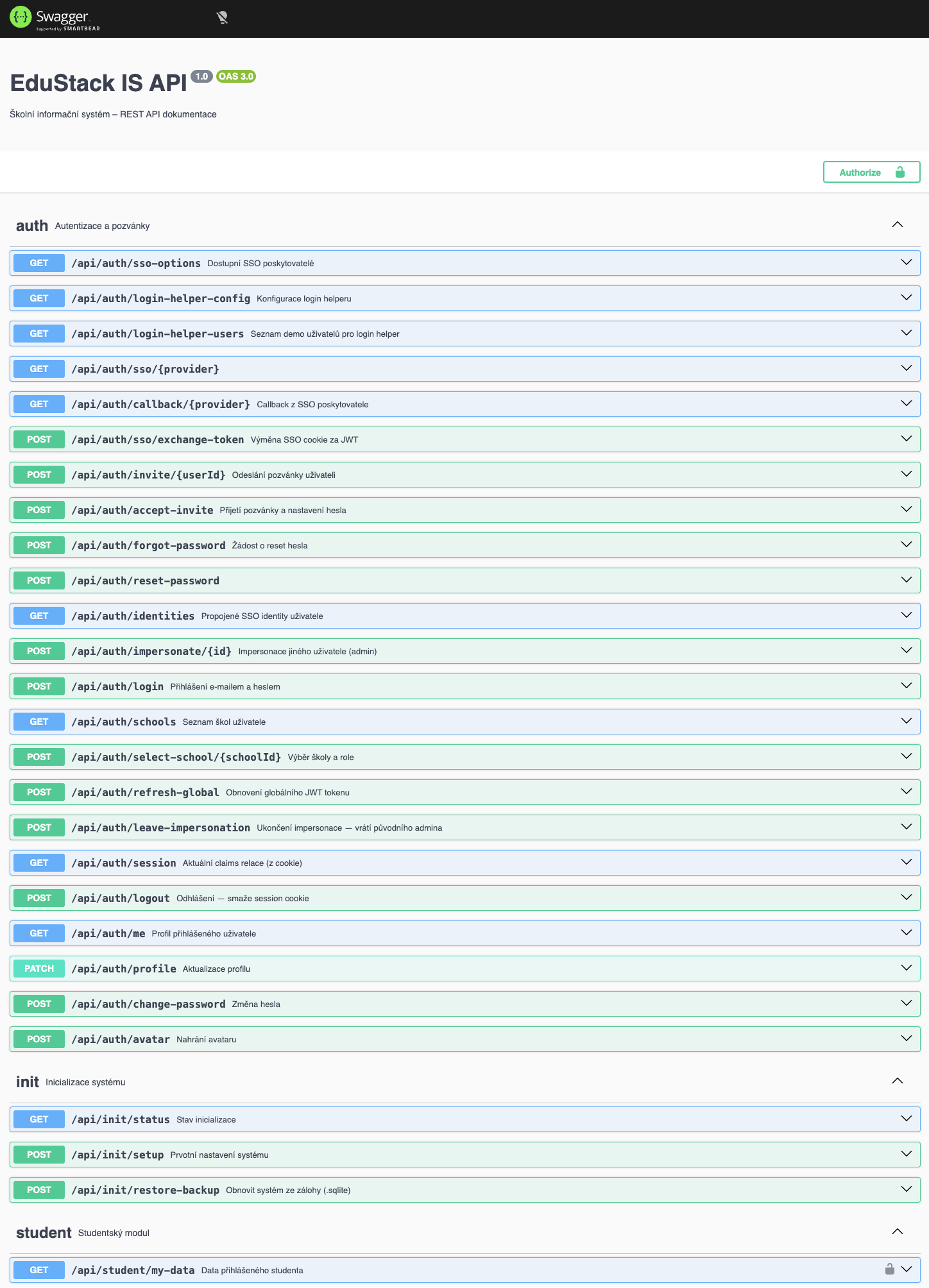 Swagger / OpenAPI documentation