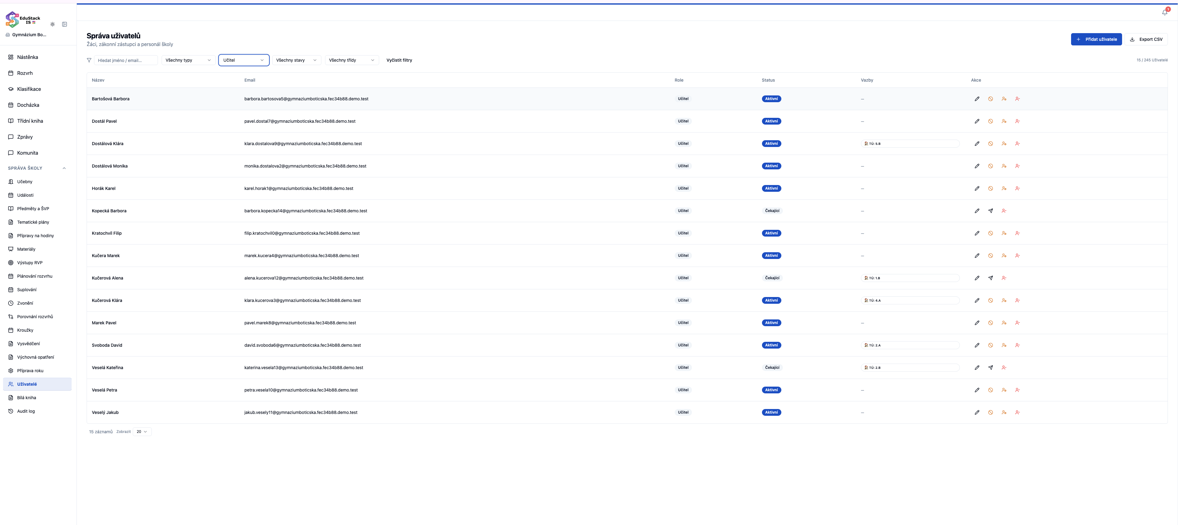 Bulk CSV import